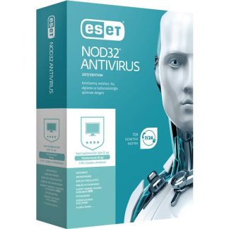 Eset Nod 32 Antivirus 2 Pcs 1 Year