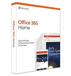 Office 365 Home  6 User 1 Year